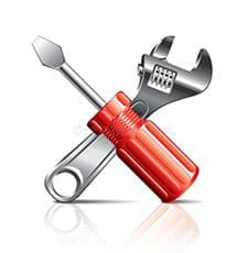 Screwdriver and wrench